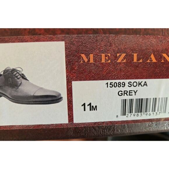 Mezlan SOKA 15089 Real Deerskin Oxford Dress Shoe Size 11m Made In Spain